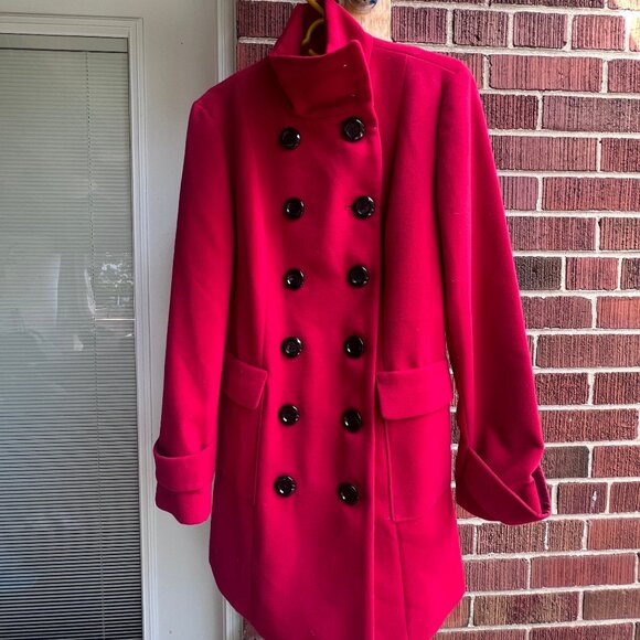 Forever XXI red woman coat - Picture 1 of 11
